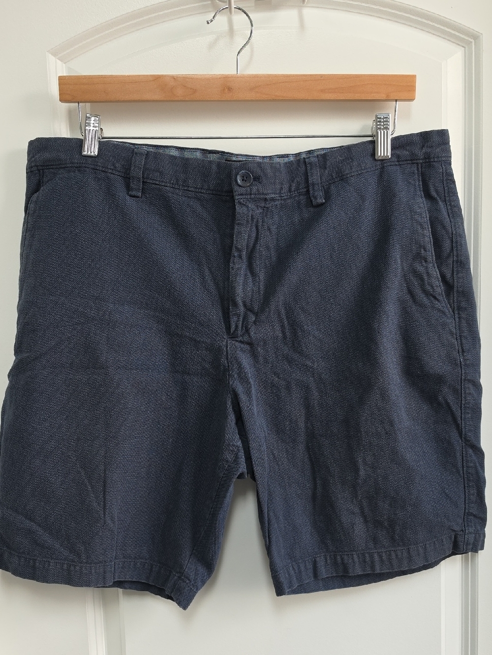 Banana Republic Navy Flat-Front Men's Shorts